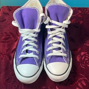 Converse Purple High-Top Women's or Men's Sneakers